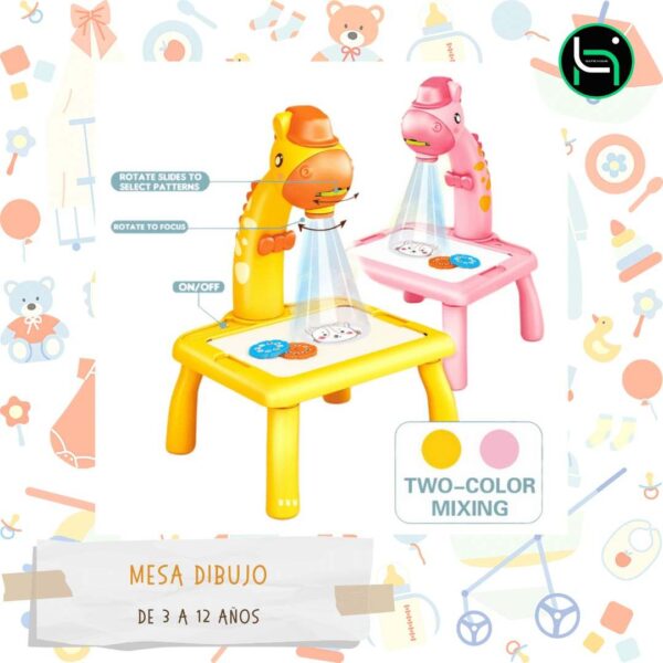 Mini mesa de Dibujo para niños