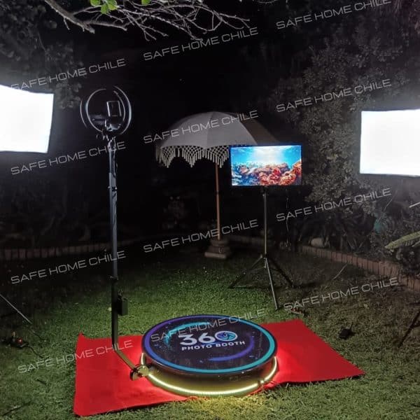 Arriendo de Plataforma 360  Photobooth Metal