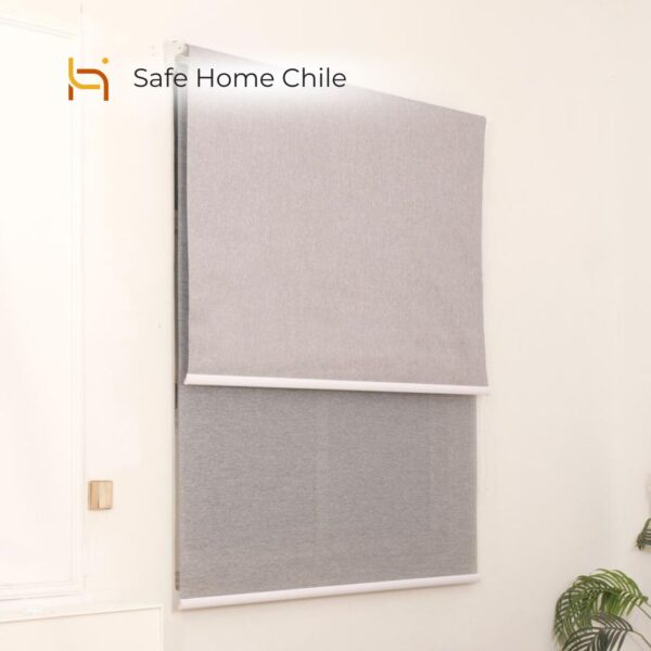 Cortina Blackout doble tela Gris