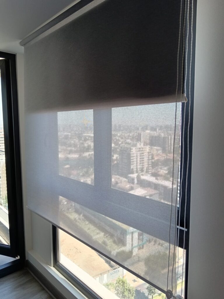 Cortinas Roller doble tela para Living